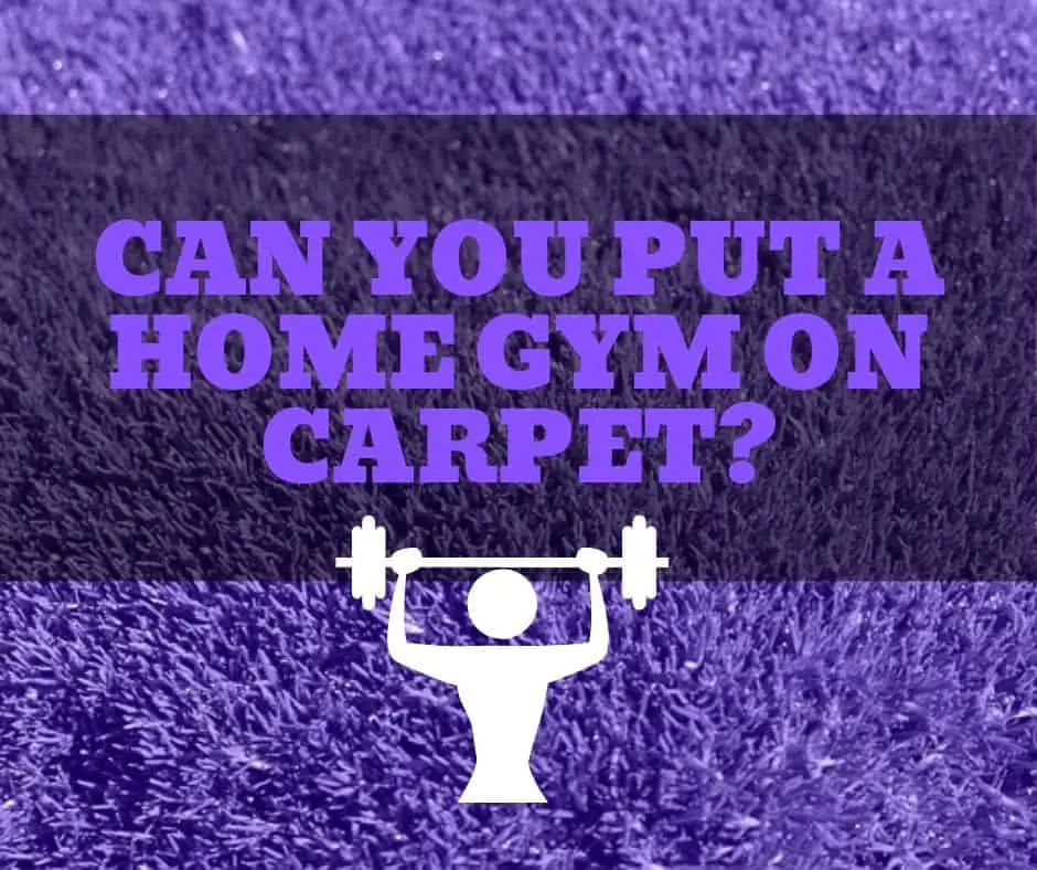 can i put gym flooring over carpet