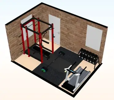 Complete 150 Square Feet Home Gym Gym Floor Plan Home Gym Resource