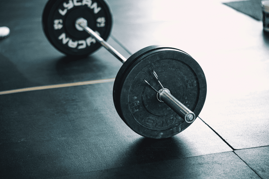 Image of an olympic barbell